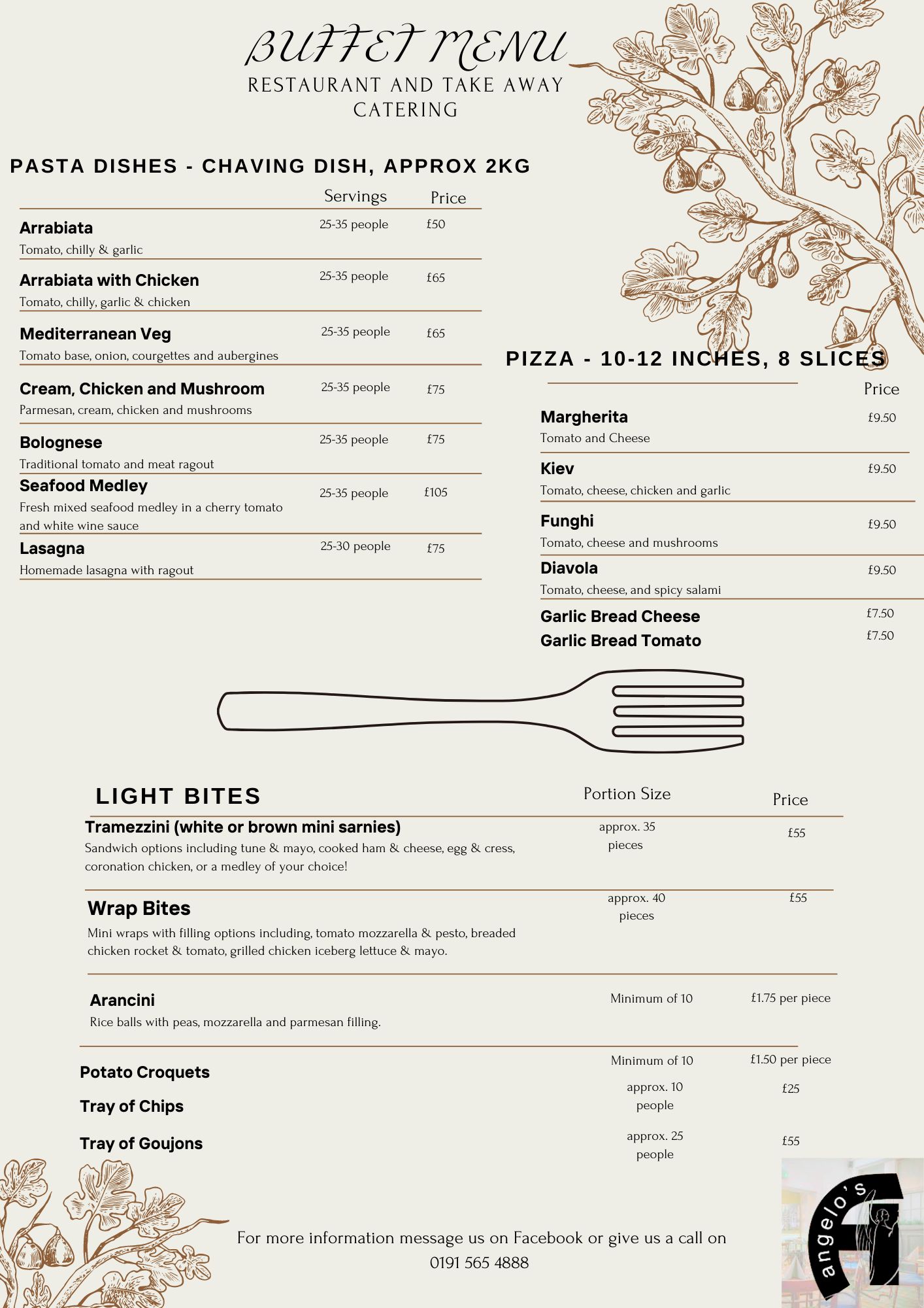 Buffet Menu buffet-menu
